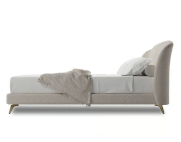 WAVE - Double bed with upholstered headboard by SCAPPINI & C - view 3